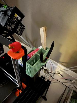 Prusa mk3s+ tool holder with hex keys and prusa pliers holder   