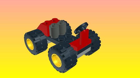 NotLego Lego Racing car Model 1273/1283/6619