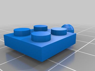 LEGO 67324 Plate Special 2 x 2 with Towball and Hole