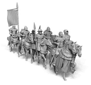 Mounted Guards (bundle of 5)  - Bandits and Knights Vol.2 Kickstarter