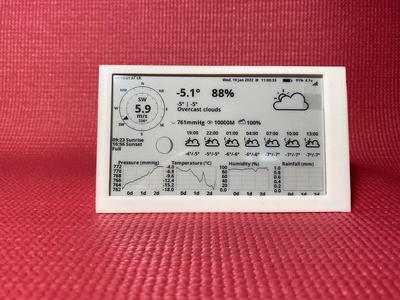  LILYGO T5 4.7 inch E-paper case.