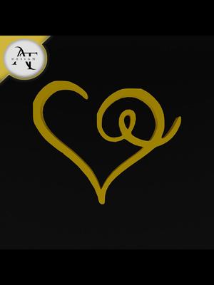 Simple Heart Symbol - 2D Art