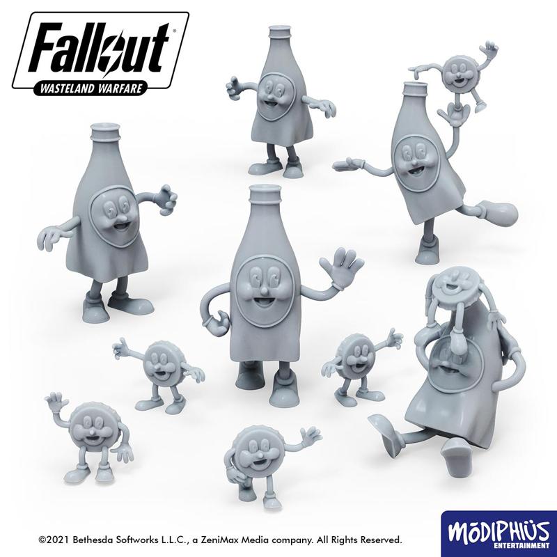 Fallout: Wasteland Warfare - Print at Home - Bottle and Cappy