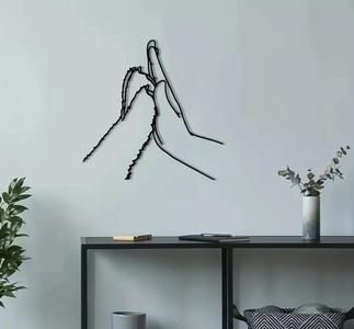 Dog Paw & Human Hand Wall Art   