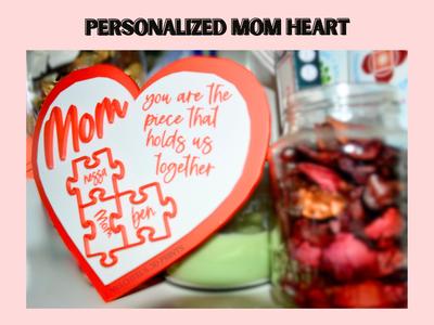 Personalized Mom Heart
