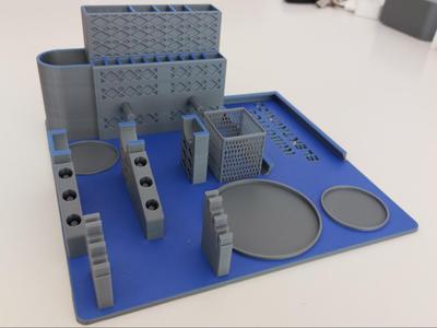 Multifunctional 3D-Printed Soldering Station Organizer