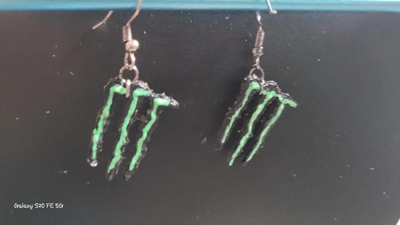 boucle d'oreille Monster   