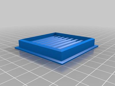 Toy Diorama - Wall Vent Cover