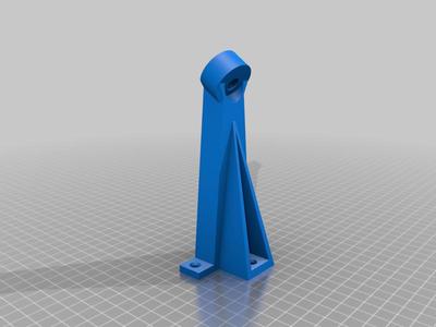 Rigid filament guide with screw holes