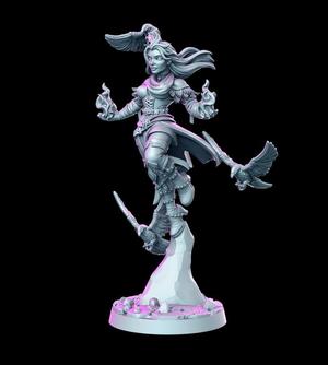 Genevieve - Female wizard- 32mm - DnD