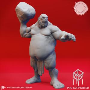 Ogre Thrower - Book of Beasts - Tabletop Miniatures (Pre-Supported)