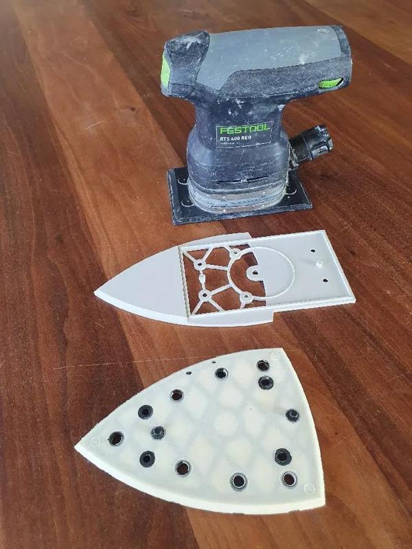 Festool RTS 400req interface for Festool delta sanding pad   
