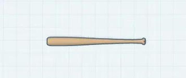 Baseball Bat Desk Prop   