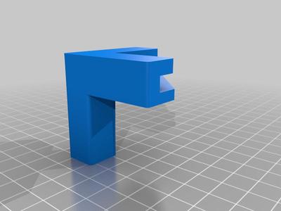 Corner brace - 5.7mm thick slot (plexiglass, foamboard)