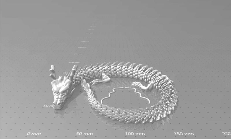 flexible and moveable dragon