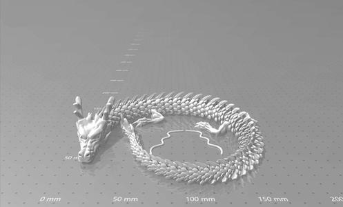 flexible and moveable dragon