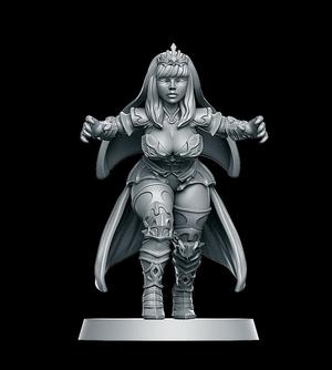 Lure Team  Dark Elf Blitzer 1 Fantasy Football 32mm