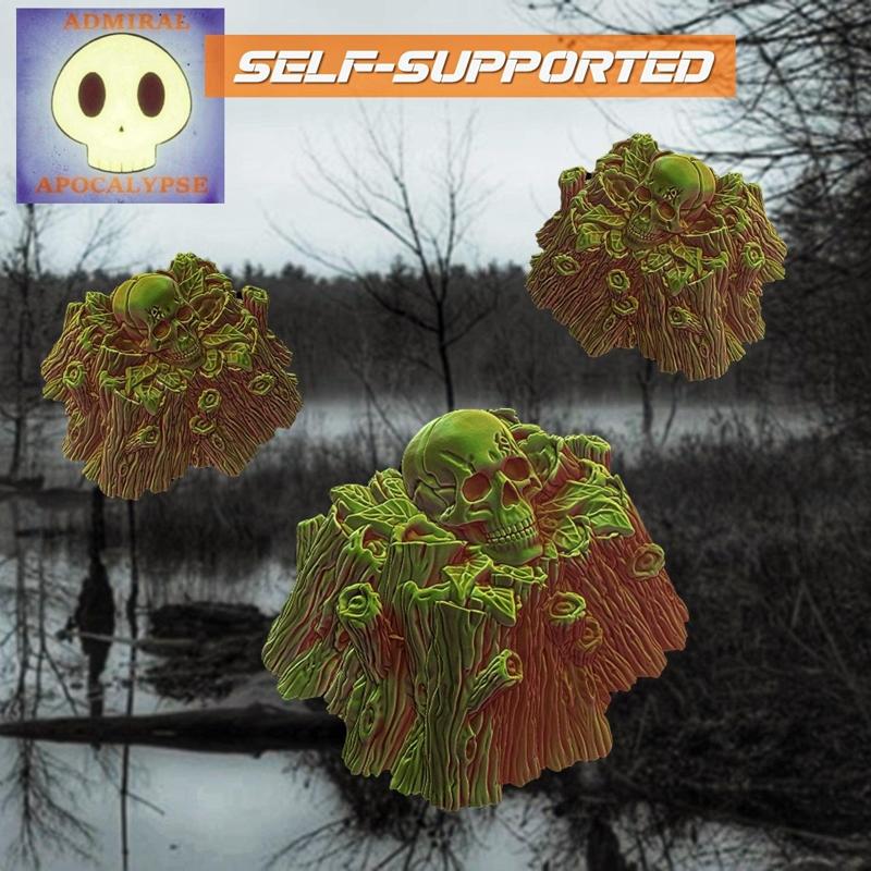 Wooden Skull Altar (1:64 scale)