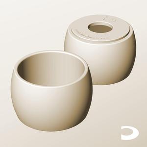 CR96-75-P Pierced Modular Stacking Storage Box Bin Container Planter Lamp Shade | Printable Objects - Infinite Containers | stl file for 3d printing
