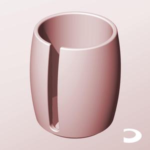 CR68-95-S Slotted Modular Stacking Storage Boxes | Printable Objects - Infinite Containers | stl file for 3d printing