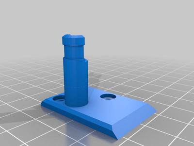 Prusa i3-mk3 filament sensor cover with inset for 4mm ptfe tube