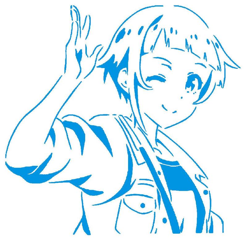 Ao Yodogawa stencil