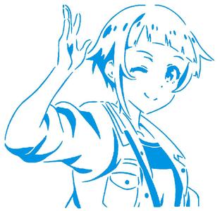 Ao Yodogawa stencil