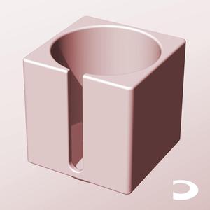 CS68-75-S Slotted Modular Stacking Storage Boxes | Printable Objects - Infinite Containers | stl file for 3d printing
