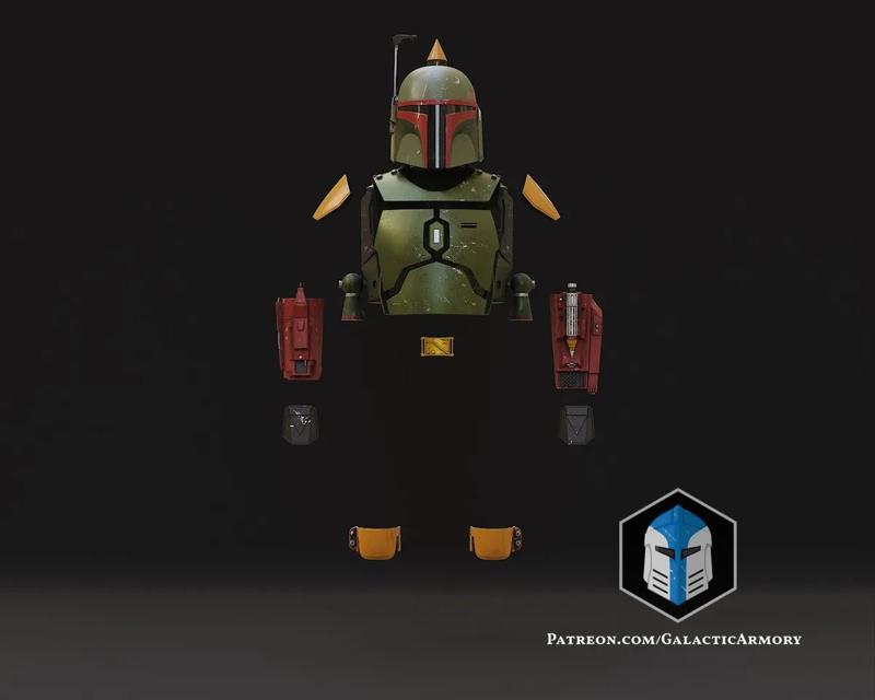 Boba Fett Armor + Helmet - 3D Print Files   