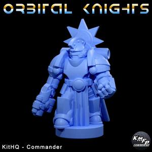 Orbital Knights - KitHQ - Command and Characters (6-8mm)