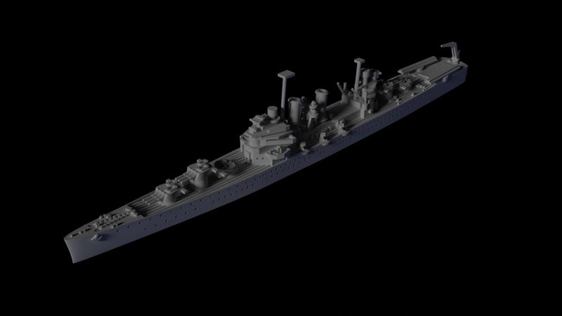 United States Navy WW2 Brooklyn class cruiser