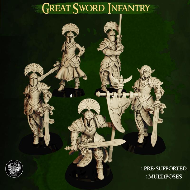 Great Sword Infantry - High Elves