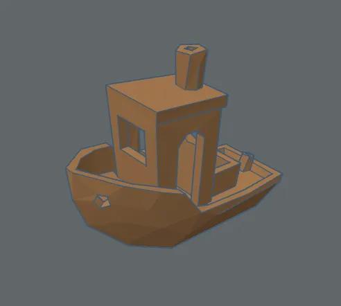 3D BENCHY (Low Poly)   