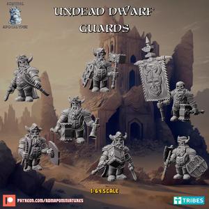 Undead Dwarf Guards (pre-supported)