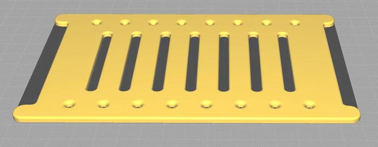 8-2.5 inch Drive Slotted Stand   