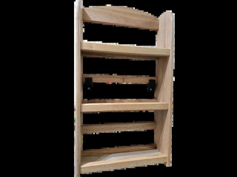 Wooden Spice Rack Wall Hook   