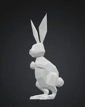 Standing Poly Rabbit   