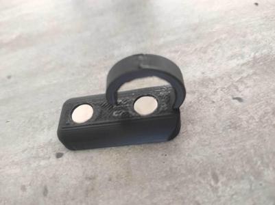 Haken mit Magnethalterung - magnetic wall hook