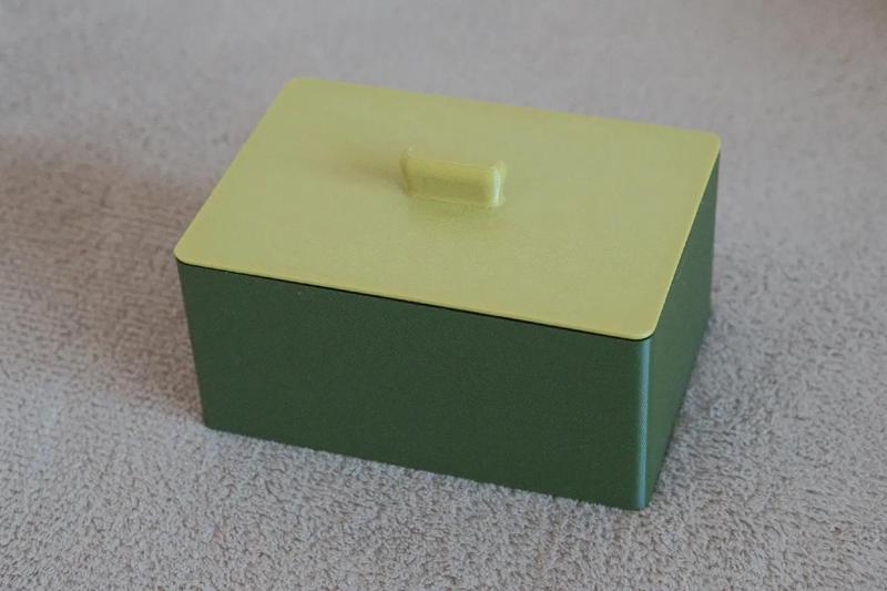 Box with a lid, not just for cotton buds   
