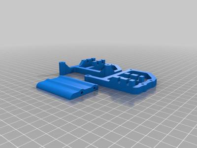 Clod Buster Servo Mount Lowered (Original;  kyleboy7 https://www.thingiverse.com/thing:1658592)