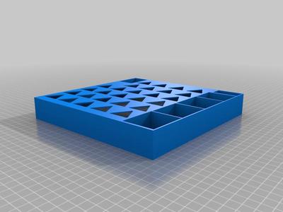 Catan Number tower tray 