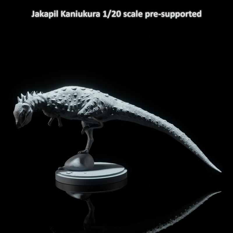 Jakapil Kaniukura on one leg 1-20 scale pre-supported dinosaur