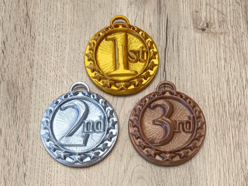 Triumph Medals Set  (1st, 2nd, 3rd Place)  