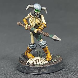 Skeleton  - Spear C, Pre-Supported