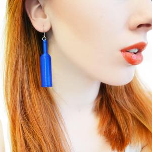 WINE BOTTLE EARRING