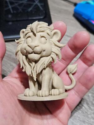 Sitting Lion Display   