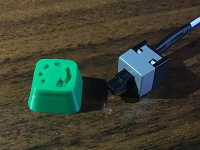 pc power/reset switch button | friction fit   