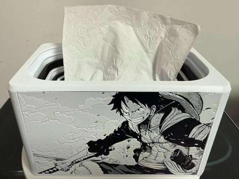 7-Ring Descending Decoratable Tissue Box