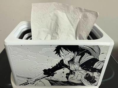 7-Ring Descending Decoratable Tissue Box