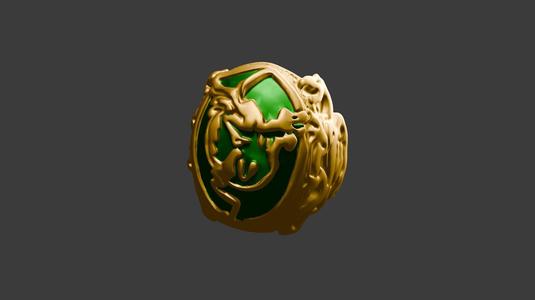 Pirates of the Caribbean Jack Sparrow Dragon Ring